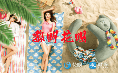一挥而就，一动不动花呗